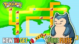 How to get poke flute and wake up snorlax in Pokémon fire red #pokemonfirered