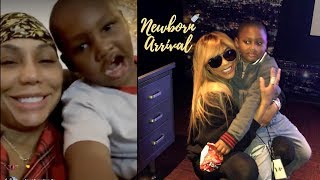 Tamar Braxton Son Logan Takes Over Her Live! 📲