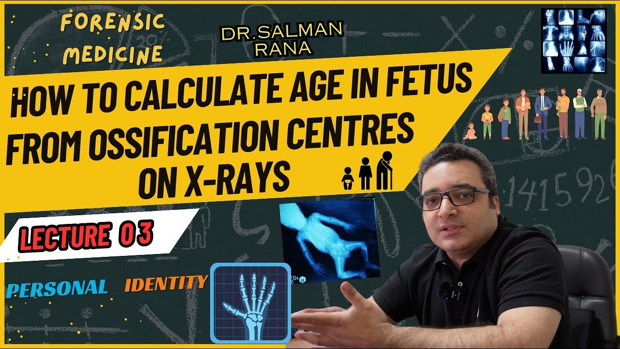 How to calculate Age in Foetus from Ossification Centres of Bones l ...