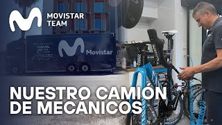 #SinCadena: Así es el Camión de los Mecánicos de Movistar Team  2022