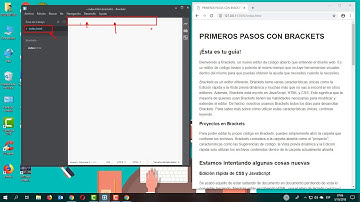 Editor Web Brackets: Instalación y Uso