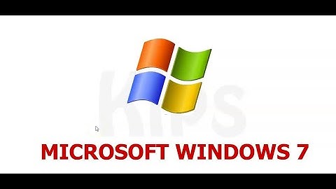 CLASS 7 Ch 3 Microsoft Windows 7 (Part 1)