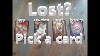 Famous Lost and found: Find your lost item or pet | Pick a Card Tarot Reading Wealth