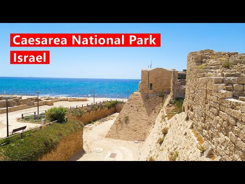 Israel, Caesarea National Park: Amphitheater, Old City, Port, Reef Palace, Mosque, etc.
