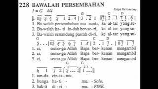 BAWALAH PERSEMBAHAN | Madah Bakti No. 228