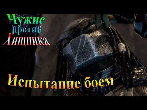 Видео: Aliens vs Predator (Чужие против хищника) - часть 14 - Испытание боем!!!