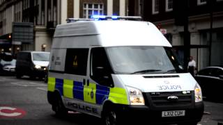 British Transport Police Mercedes Vito & Ford Transit Responding