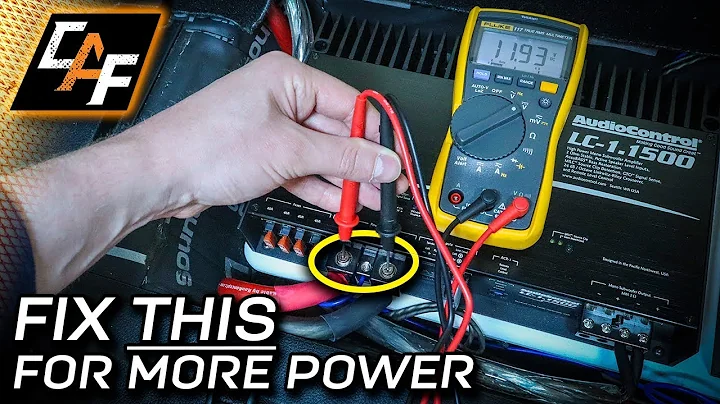 YOU'RE LOSING PERFORMANCE! How to Measure Voltage Drop and Test Ground