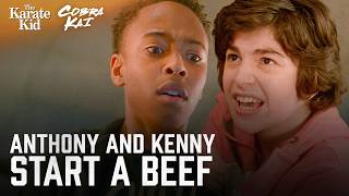 Anthony and Kenny Start a Beef | Cobra Kai (Griffin Santopietro, Dallas Dupree Young)
In this scene from Cobra Kai Season 4 Episode 7 Minefields”, Anthony LaRusso and his friends target Kenny Payne, sparking a intense rivalry!
Subscribe HERE: http://www.youtube.com/@cobrakai?sub_confirmation=1
Thirty-four years after events of the 1984 All Valley Karate Tournament, a down-and-out Johnny Lawrence seeks redemption by reopening the infamous Cobra Kai dojo, reigniting his rivalry with a now successful Daniel LaRusso.
Cobra Kai Seasons I-VI on Netflix
BUY SEASONS 1-5 NOW ON DVD:
Season 1 & 2 Set: https://amzn.to/4bddVKw
Season 3: https://amzn.to/3xCyG4F
Season 4: https://amzn.to/4bbq96I
Season 5: https://amzn.to/3z8e6tA
Cobra Kai soundtracks are available on @madisongaterecords. Listen Now: https://www.sonypictures.com/tv/cobrakaimusic
#CobraKai #GriffinSantopietro #AnthonyLaRusso Anthony and Kenny Start a Beef | Cobra Kai (Griffin Santopietro, Dallas Dupree Young)