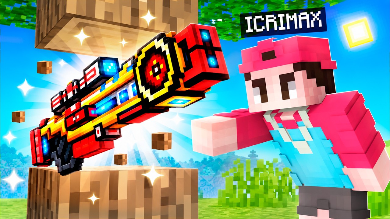 MINECRAFT aber JEDER BLOCK ist eine WAFFE!
