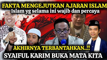 FAKTA MENGEJUTKAN AJARAN ISLAM 💥‼️ #syaifulkarim #kesadaran #kajianspiritual 