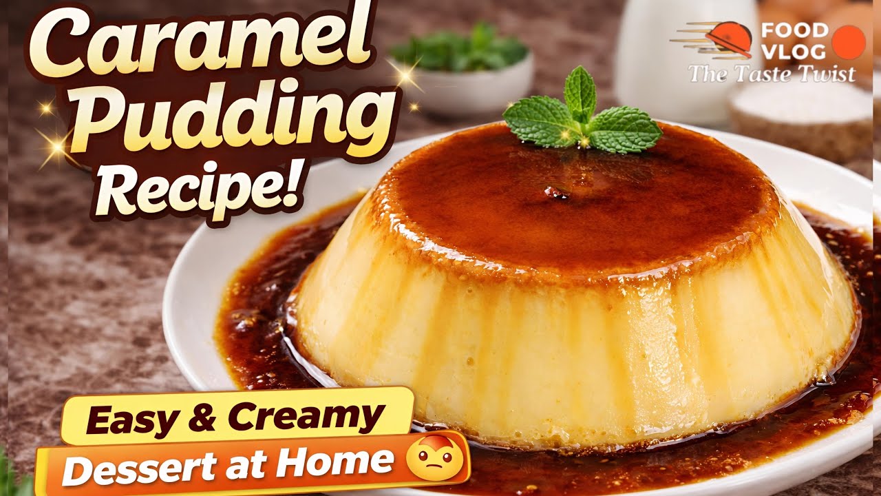 Caramel Pudding Recipe | Easy & Creamy Dessert at Home 🍮