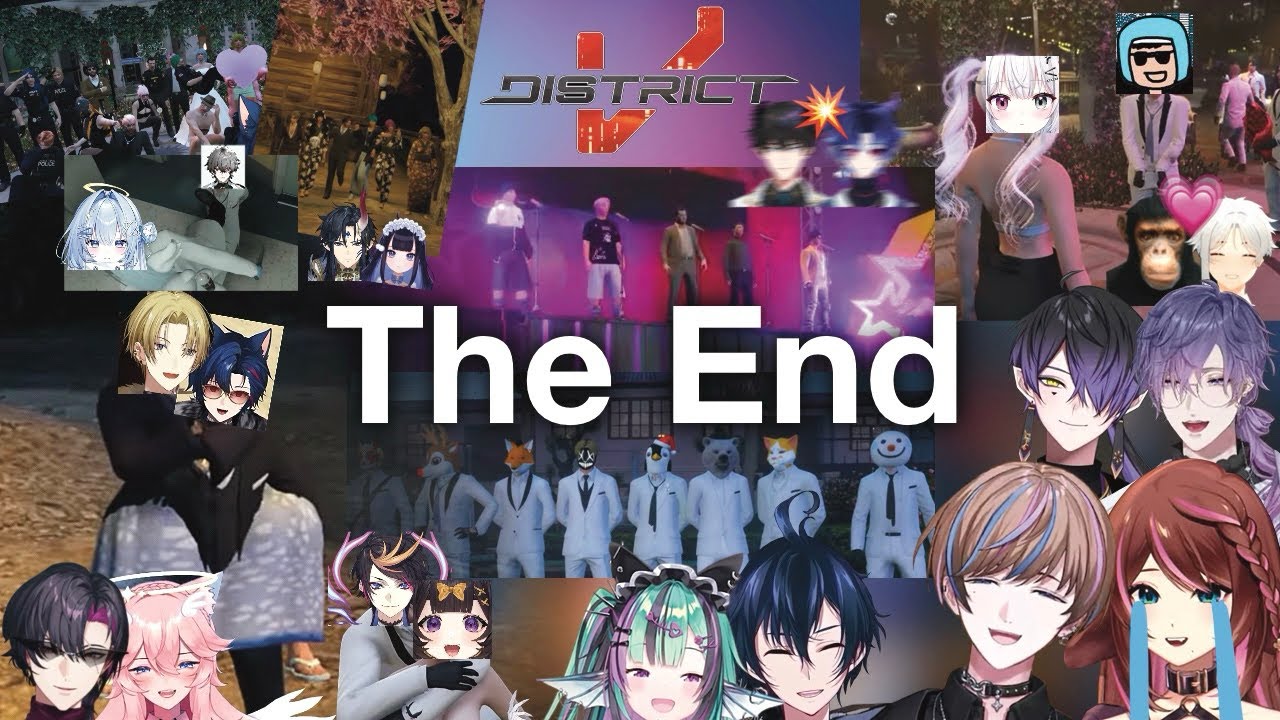 #DistrictV The Movie Part 4 - The End🎆 Nijisanji EN funny moments interactions & chaotic drama