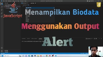 MEMBUAT PROGRAM JAVASCRIPT MENAMPILKAN BIODATA DIRI DENGAN OUTPUT ALERT