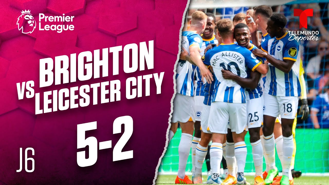 Highlights & Goals: Brighton vs. Leicester City 5-2 | Premier League ...