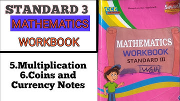 3rd class math workbook chapter 5,6 multiplication, coins and currency Notes #3rd @sdeducation-shri