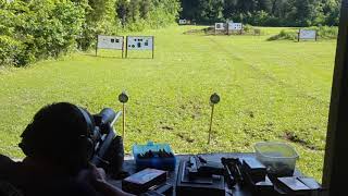 300 win mag, 200 yards fun.