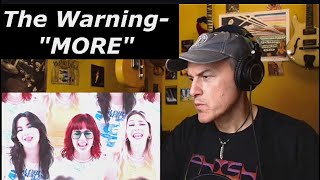 Video thumbnail of "By request- The Warning: "MORE". First time hearing this band!!"