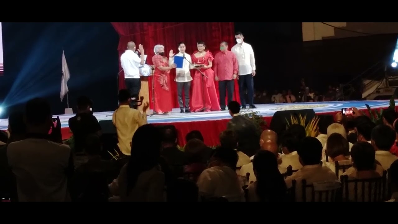 Oath Taking Ceremony of Cong. Sandro Marcos With Sen. Imee Marcos Gov ...