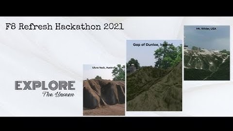 Explore the unseen : F8 Hackathon 2021- Spark AR Track 2