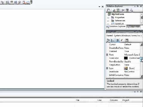 Advanced C# tutorial 1: Windows Forms