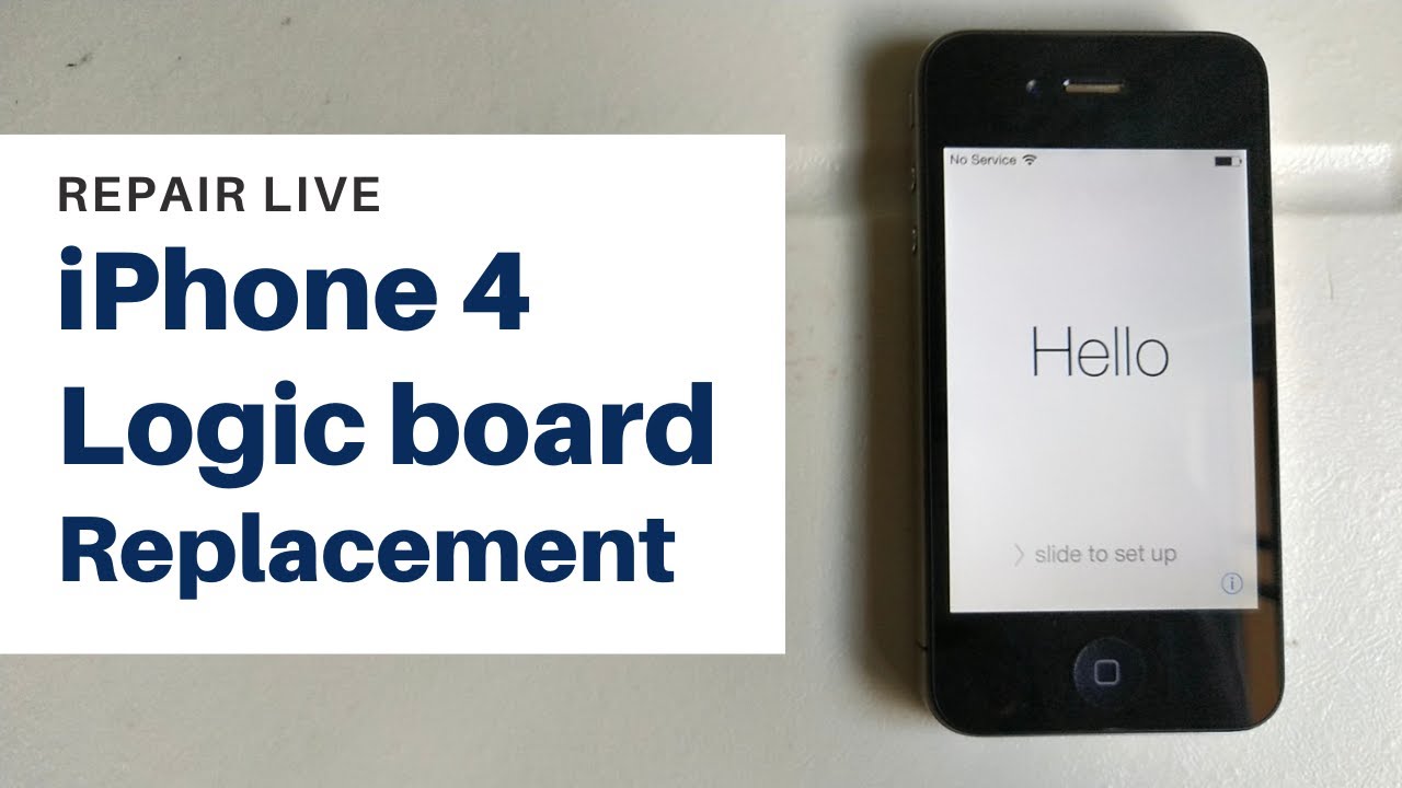 Repair live : iPhone 4 Logic Board Replacement