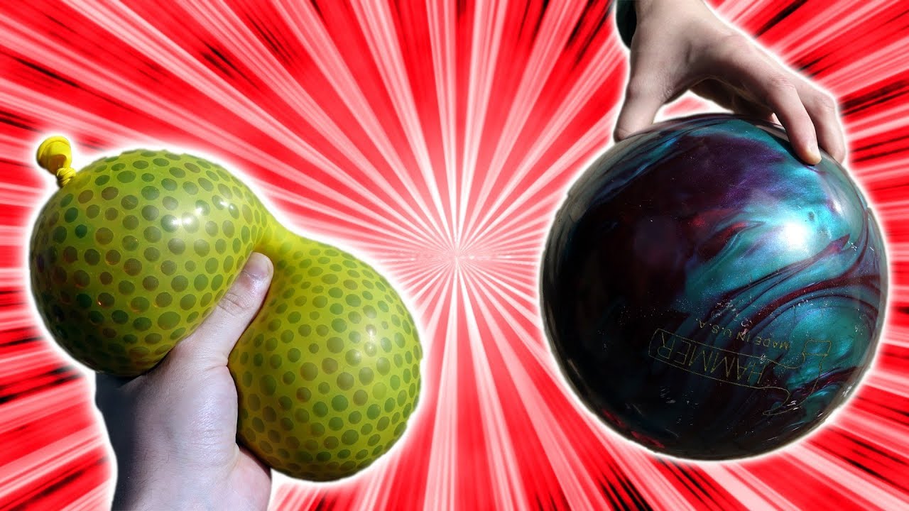 Experiment - BOWLING KUGEL vs AQUALINO ANTISTRESS Ball!