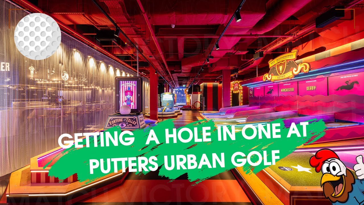 Visiting Putters Urban Golf Manchester Arndale tech infused