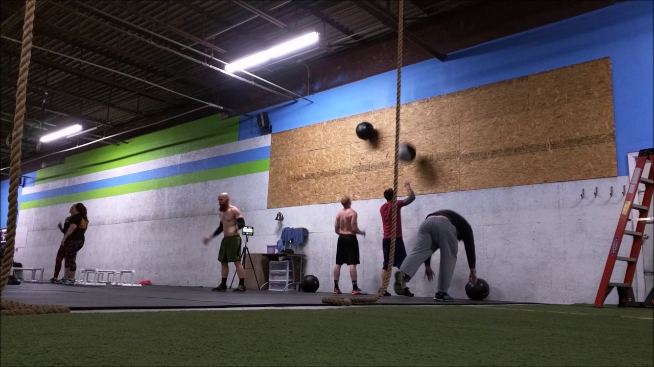 CrossFit Equity Wall Balls and Burpees YouTube