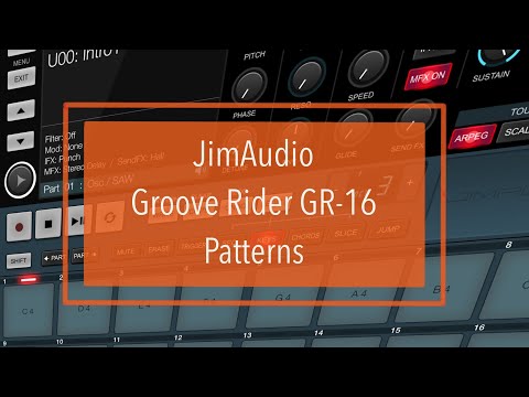 JimAudio Groove Rider GR-16 - Tutorial Part 2: The Pattern