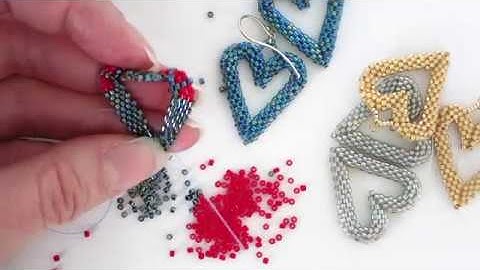 Open Heart Beadweaving Tutorial