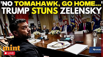 LIVE: Trump Rejects Zelensky On Tomahawk Missiles In 
