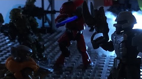 Fight scene- A halo mega construx/Mega bloks Stop Motion Animation