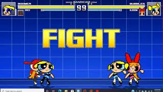 Mugen Battle 10# Boomer and Brick Vs Bubbles and Blossom screenshot 2