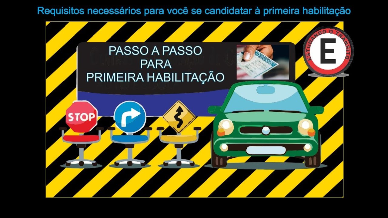PASSO A PASSO PARA PRIMEIRA HABILITAÇÃO. - YouTube