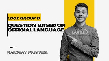 Previous LDCE Group B (AME/ASTE/AEE/APO/AMM) Question on Rajbhasha