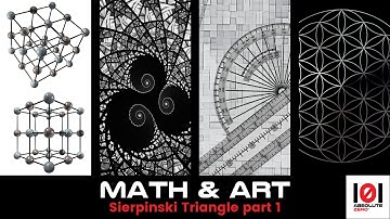 Sierpinski Triangle part 1 Math and Art Project for Kids