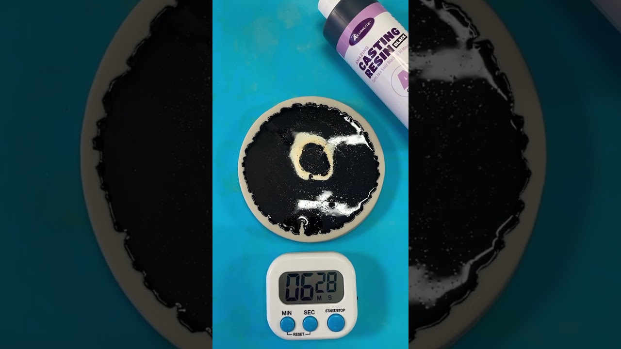 Amazing Casting Resin Black Cures In Just 10 Minutes!