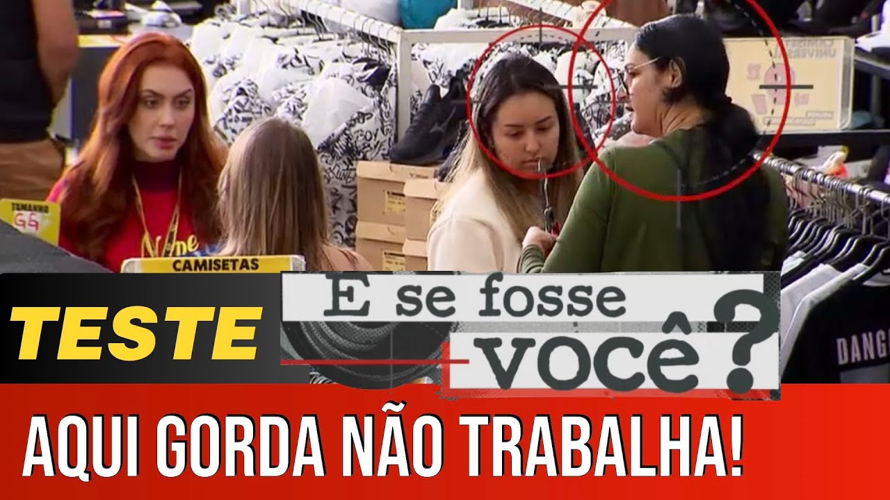 GORDA NÃO PODE TRABALHAR! EXPERIMENTO SOCIAL TESTE #experimentosocial #testesocial #testesdocoronato