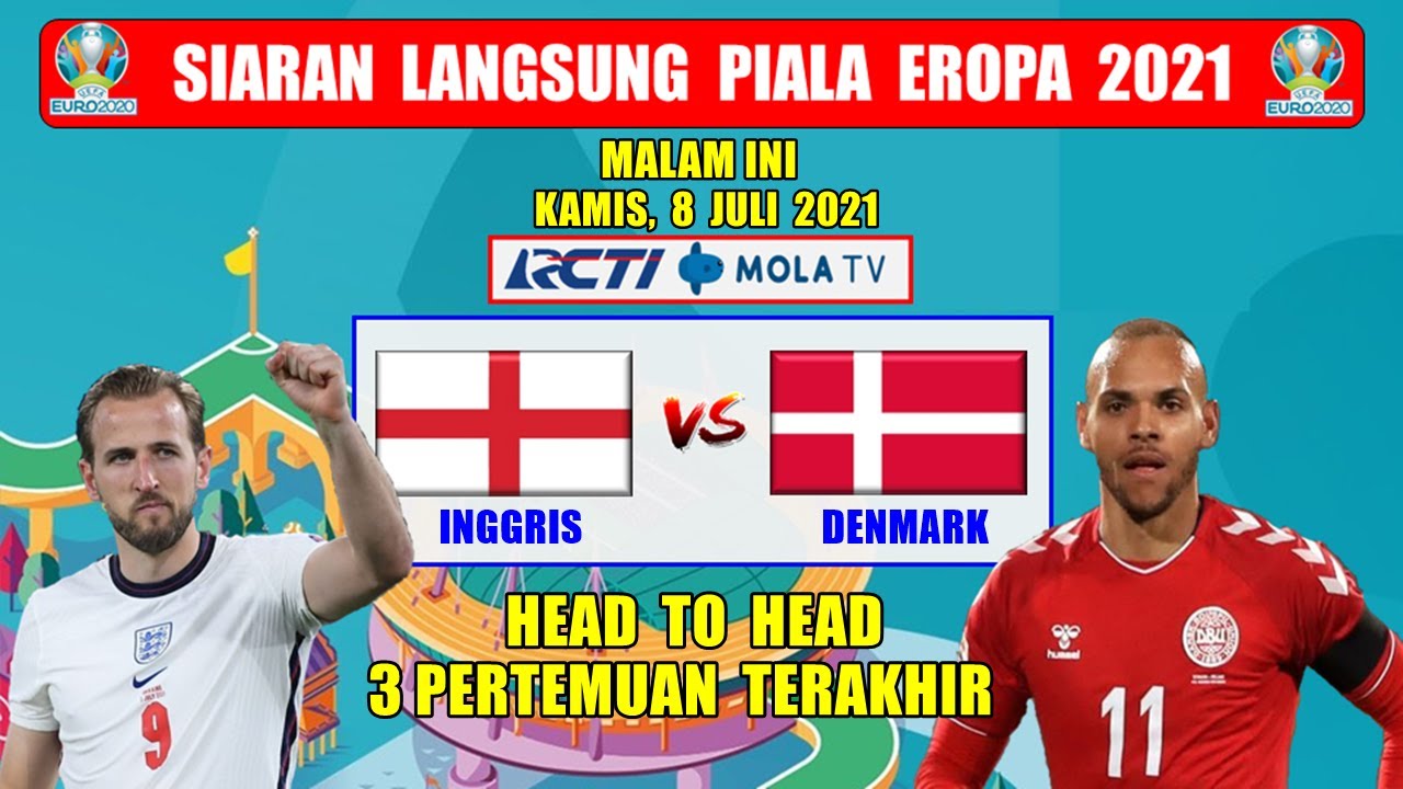 JADWAL SIARAN LANGSUNG EURO 2021 MALAM INI ~ INGGRIS VS ...