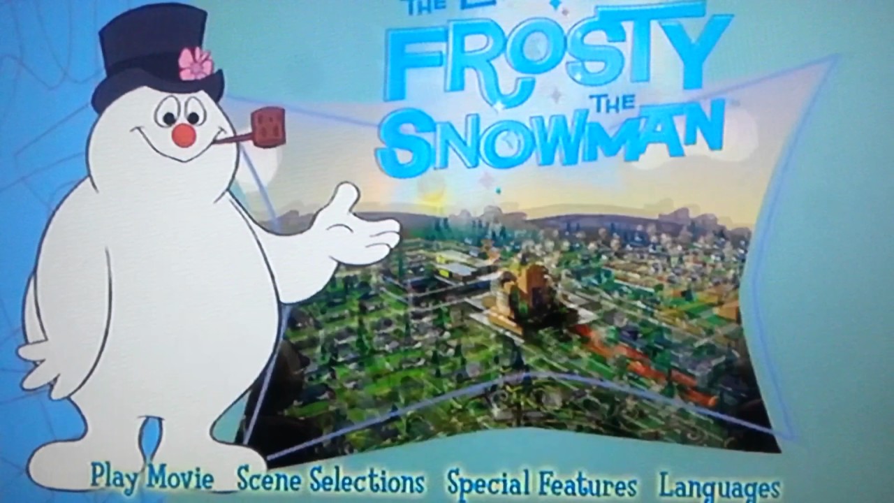 The Legend Of Frosty The Snowman 2011 DVD Menu - YouTube