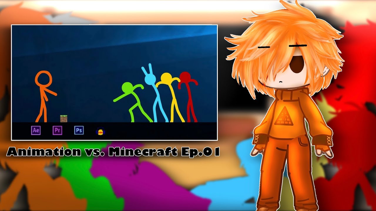 Stickfigures react to Animation vs. Minecraft Ep.01 // AvA/AvM - YouTube