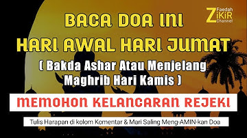 DOA MUSTAJAB HARI JUM