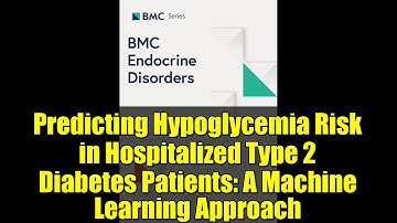 Predicting Hypoglycemia Risk in Hospitalized Type 2 Diabetes Patients: A Machine Learning Approach