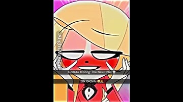 Godzilla Vs Hazbin Hotel 💀 #valentinesday #1ksubscribers #godzillaxkongthenewempire #hazbinhotel