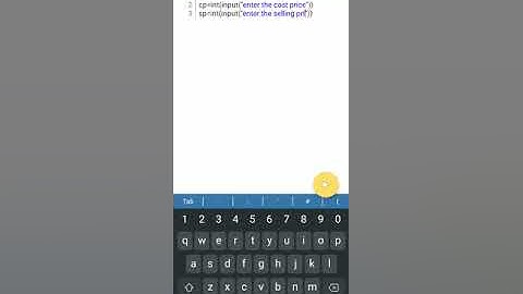 PROFIT AND LOSS PYTHON PROGRAM BY YAMAN