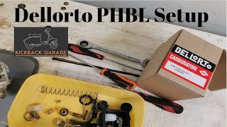 Dellorto PHBL (and phbh) Setup.