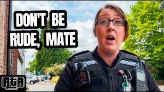 UK Cop Thinks She's WINNING Then Gets Schooled By Genius Auditor!