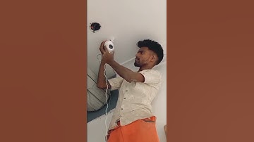 wireless camera installation #youtubeshorts #electrician #housewiring #camera #cpplus #wireless