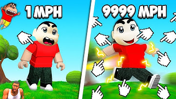I became the FASTEST PLAYER in Roblox Race Clicker ! SHINCHAN and CHOP
